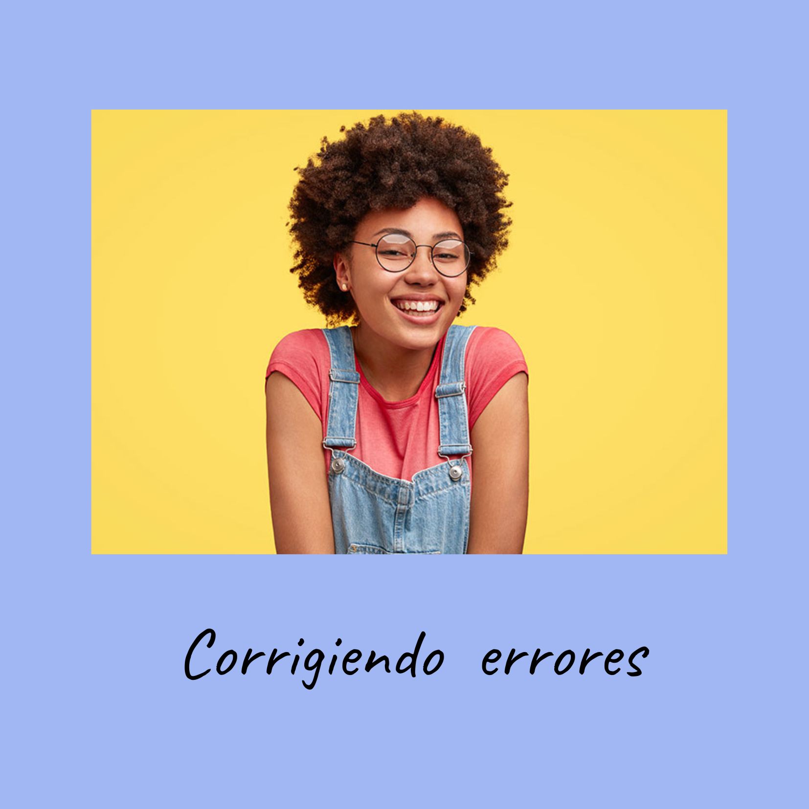 corrigiendo errores en español